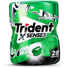 Goma de Mascar Trident XSenses Spearmint c/28 - Adams