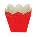 Cachepot Vermelho Pequeno c/8 - UltraFest