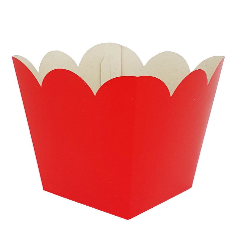 Cachepot Vermelho Pequeno c/8 - UltraFest