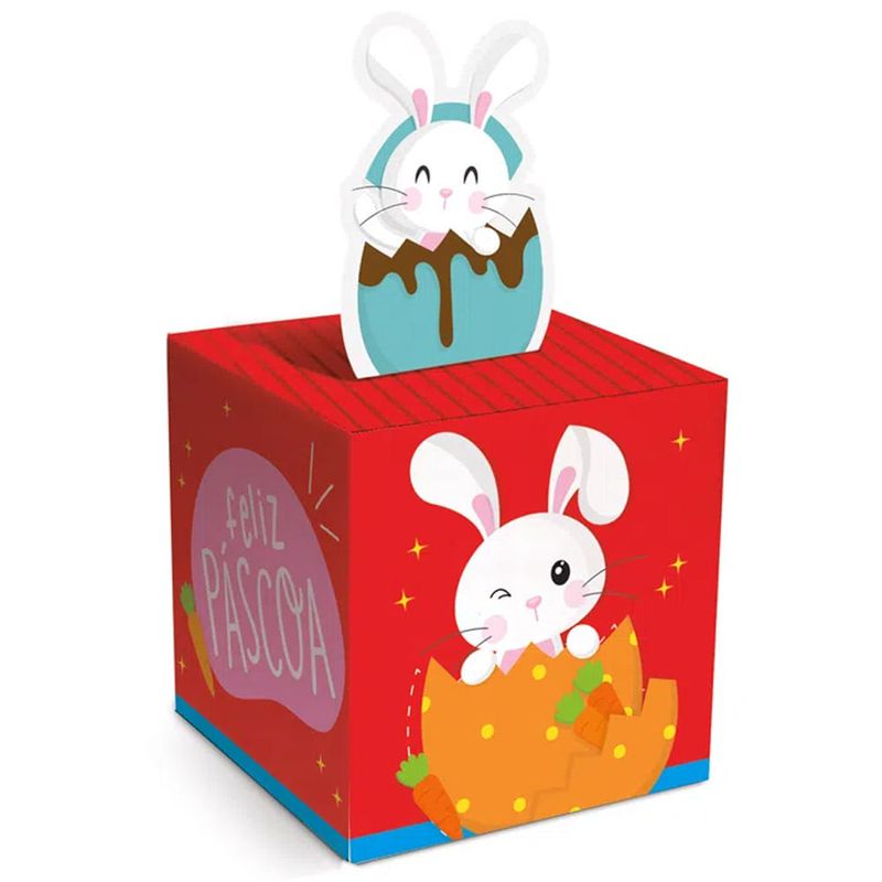 Caixa Pop Up Pequena 7x7x7cm Happy Un - Cromus