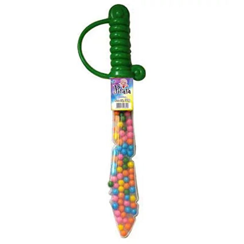 Brinquedo Espada Pirata com Balinhas Un 30g - Candy Toy