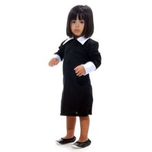 Fantasia Vandinha Família Addams Vestido Bebê  M - Halloween