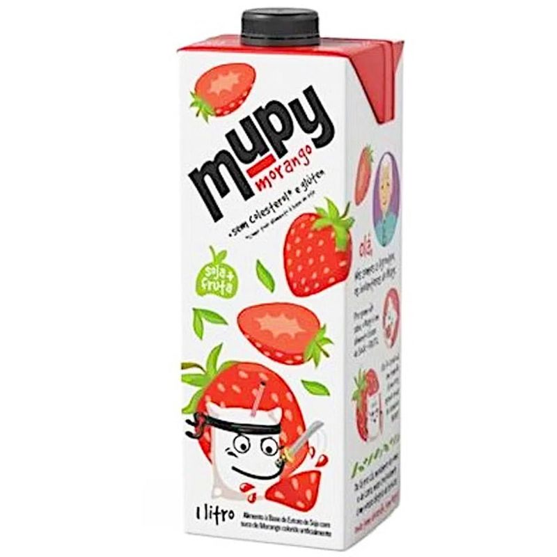 Suco Soja Morango 1L - Mupy