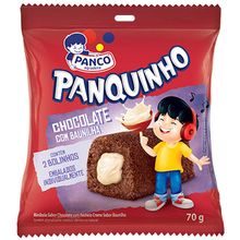 Mini Bolo Panquinho Chocolate com Baunilha c/2 - Panco