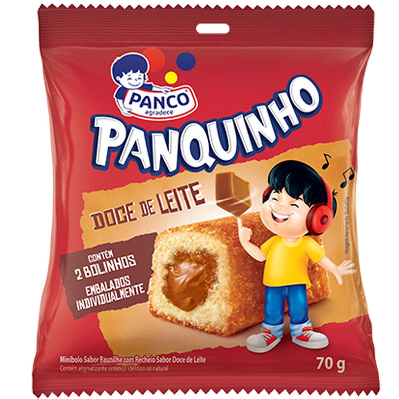 Mini Bolo Panquinho Doce de Leite c/2 - Panco