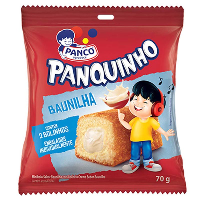 Mini Bolo Panquinho Baunilha c/2 - Panco