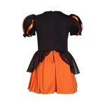 Fantasia Bruxa Encanto Laranja Vestido Bebê com Chapéu - Halloween
 P