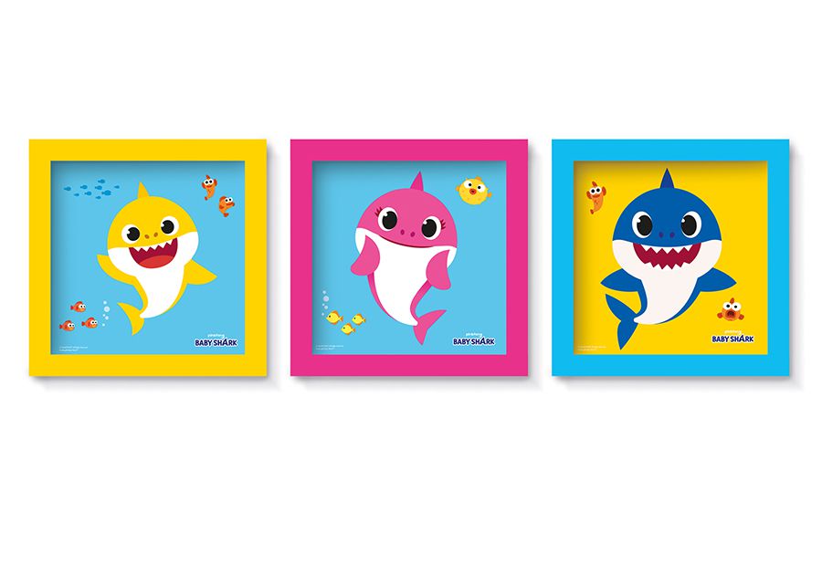 Festa Baby Shark - Kit Topo de Bolo Espeto 2 Anos - Festas da 25