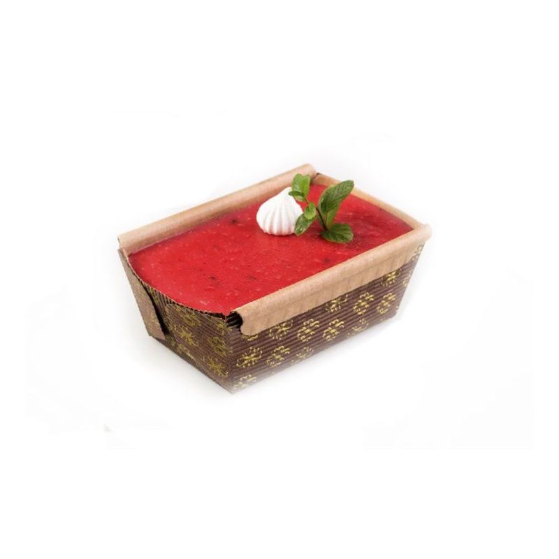 Forma Bolo Inglês Forneável Com Abas Decorado 100g - 5 Unidades - Ecopack