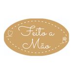 Etiqueta Adesiva Feito a Mão - 100 unidades