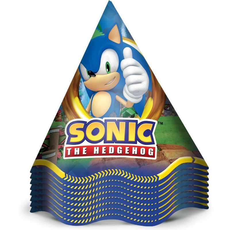 Mini Personagens Decorativos Sonic (pacote com 50 unidades)