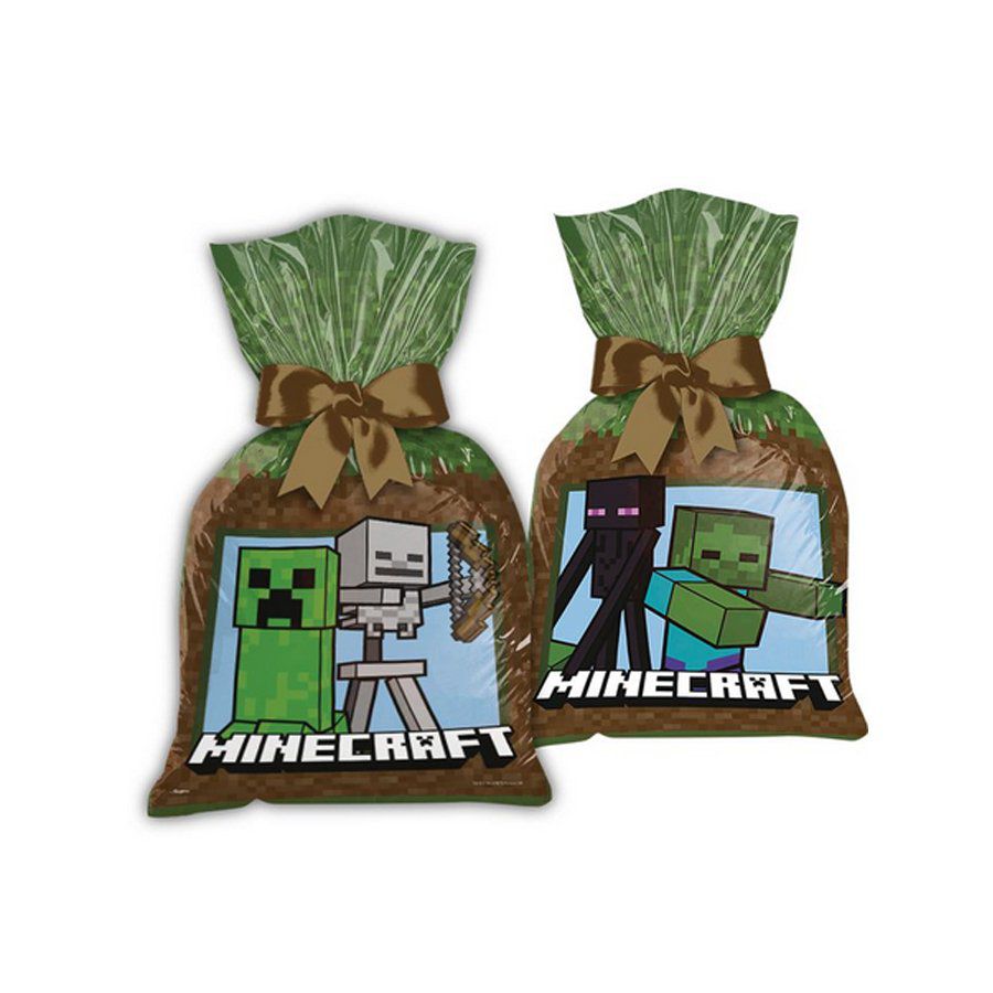 Quadrinhos Decorativos Festa Minecraft - 6 unidades - Junco - Rizzo Festas  - Rizzo Embalagens