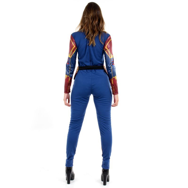 Fantasia Capitã Marvel Adulto Luxo - Captain Marvel  PP