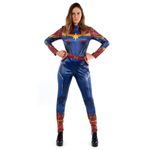 Fantasia Capitã Marvel Adulto Luxo - Captain Marvel  PP