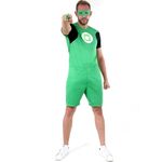 Fantasia Lanterna Verde Curto Adulto com Anel e Máscara - Liga da Justiça
 G