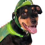 Fantasia Dinossauro Para Cachorros com Coleira de Luz G