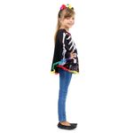 Fantasia Poncho Caveira Mexicana - Halloween M