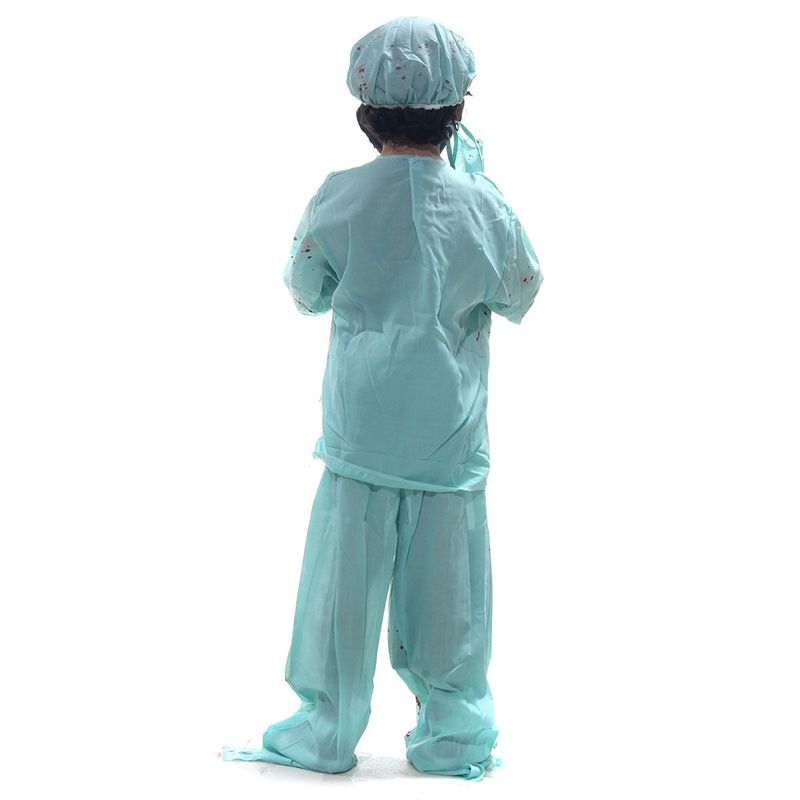 Fantasia Médico Zumbi Infantil com Peitoral e Máscara
 M