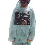 Fantasia Médico Zumbi Infantil com Peitoral e Máscara
 M