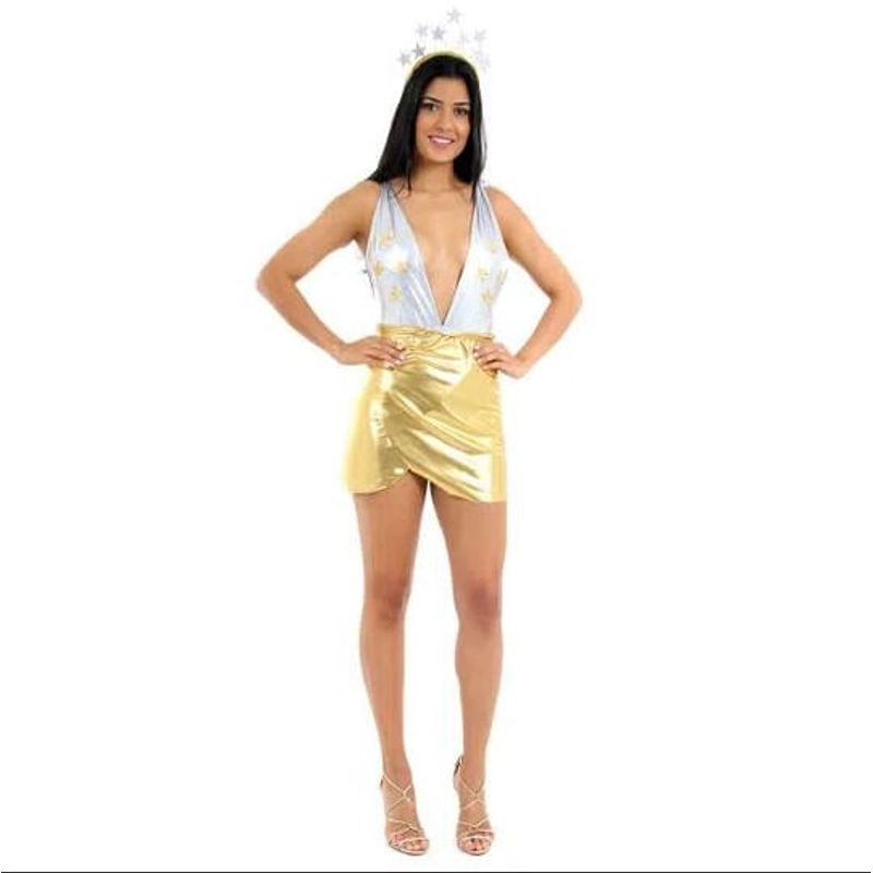 Fantasia Body Estrela - Carnaval PP