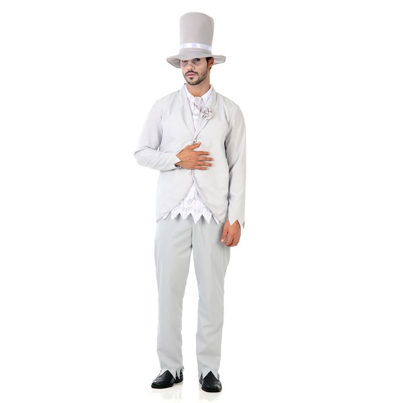 Fantasia Noivo Cadaver Adulto - Halloween  P