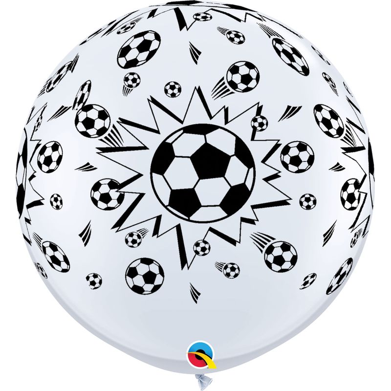 balão decoração bola de futebol