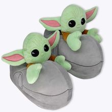 Pantufa 3D Baby Yoda -  The Mandalorian