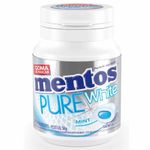 Goma de Mascar Mentos Pure White Mint Unidade - Perfetti