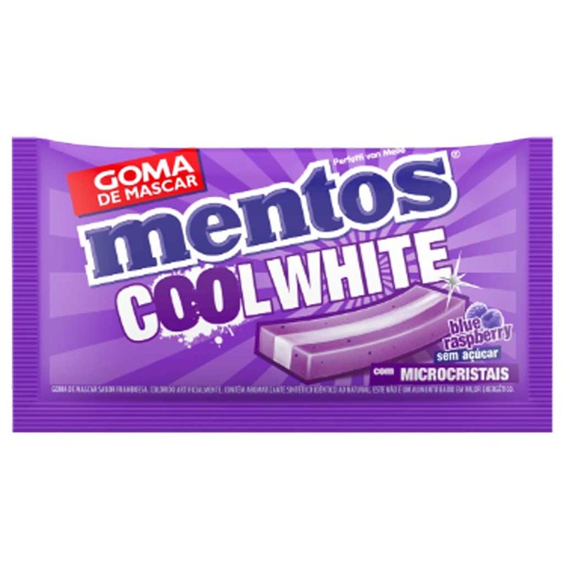 Caixa Mentos Cool White Blue Raspberry c/15 - Perfetti