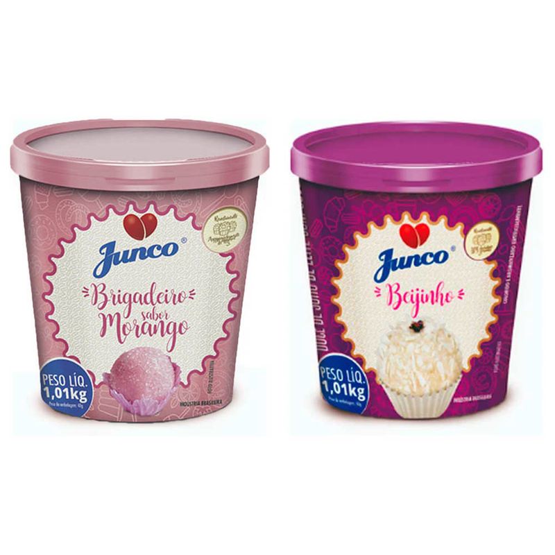 Kit Junco Pronto - Morango e Beijinho 1,01kg