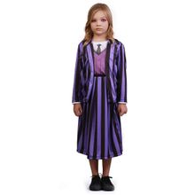 Fantasia Vandinha Família Addams - Uniforme Roxo Infantil - Halloween