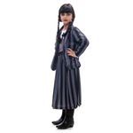 Fantasia Vandinha Família Addams - Uniforme Cinza Infantil - Halloween  P