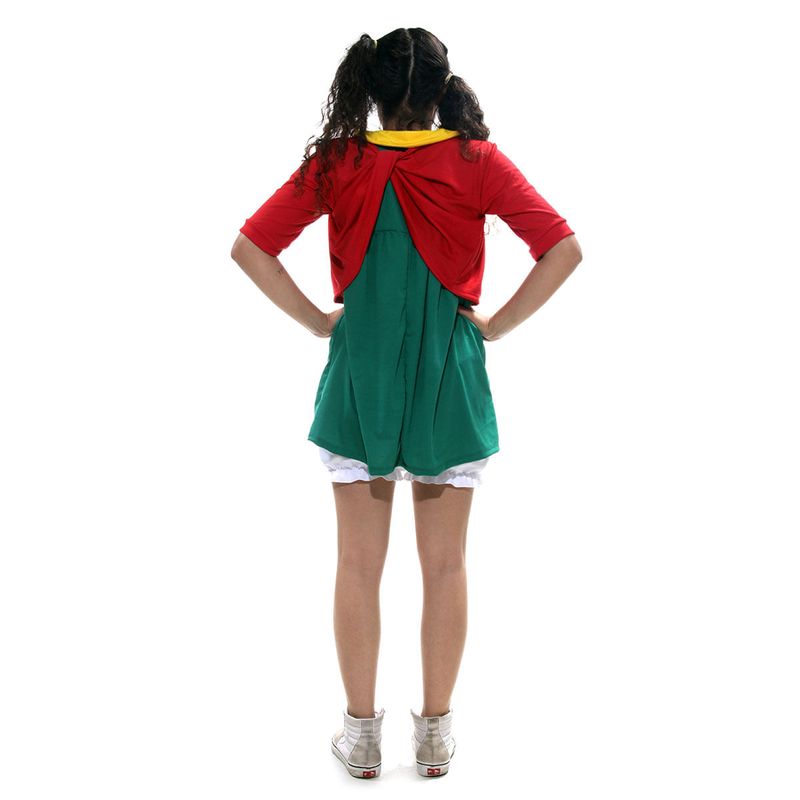 Fantasia Chiquinha com Culote Adulto - Turma do Chaves  M