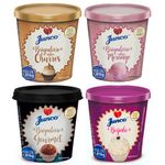 Kit Junco Pronto - Brigadeiro Gourmet+Beijinho+Morango+Churros 1,01kg