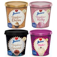 Kit Junco Pronto - Brigadeiro Gourmet+Beijinho+Morango+Churros 1,01kg