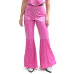 Fantasia Boneca Barbie CowGirl Rosa Adulto  PP