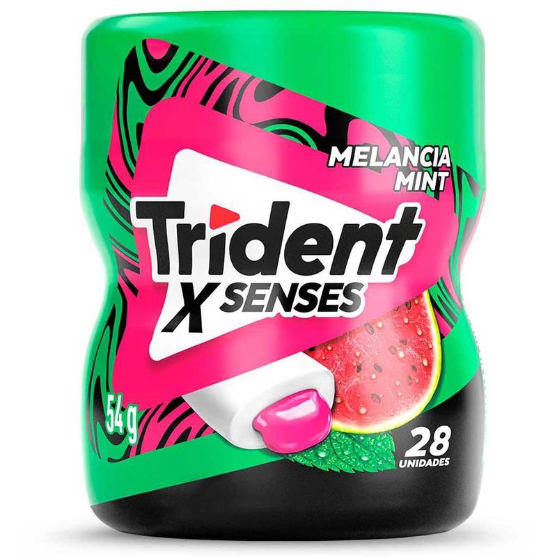 Goma de Mascar Trident X-Senses Melancia Mint - Adams