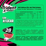 Goma de Mascar Trident X-Senses Melancia Mint - Adams