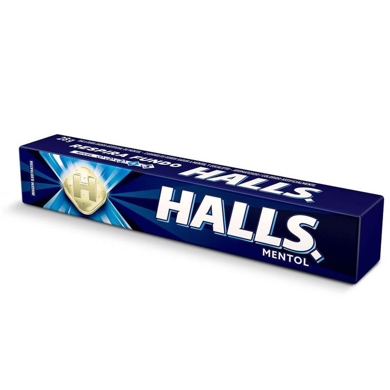 Drops Halls Mentol Novo Formato - Adams