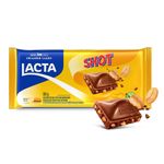 Tablete de Chocolate Com Amendoim Shot 80g - Lacta