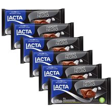 Kit 6 Tabletes Diamante Negro 80g - Lacta