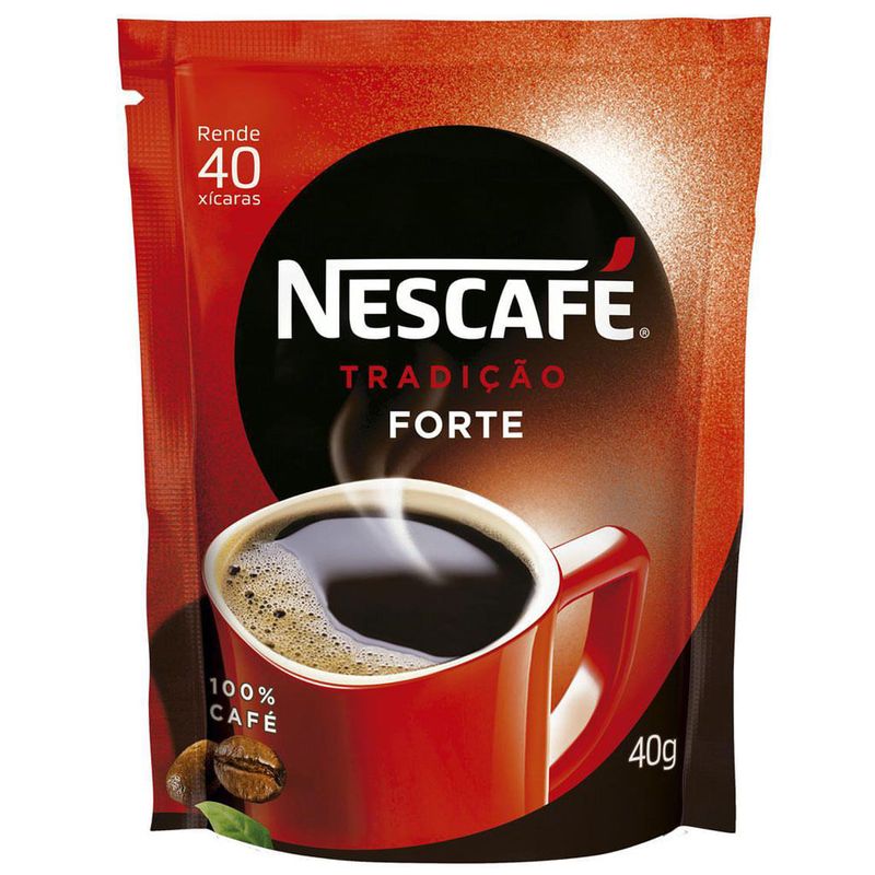 Café Solúvel Nescafé Tradição Forte Sachet 40g - Nestlé