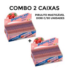 Kit com 2pct Pirulito Mastigável Yogurte 100 C/50 - Dori