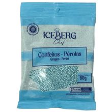 Confeito Pérola Azul 80g - Iceberg Chef