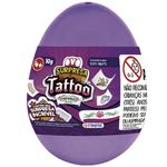 Ovo Surpresa Tattoo Menina com Confeito - Fampar