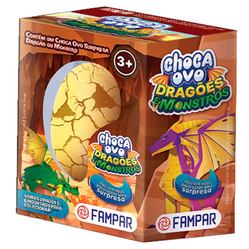 Caixa Choca Ovos Dragões e Monstros c/12 - Fampar