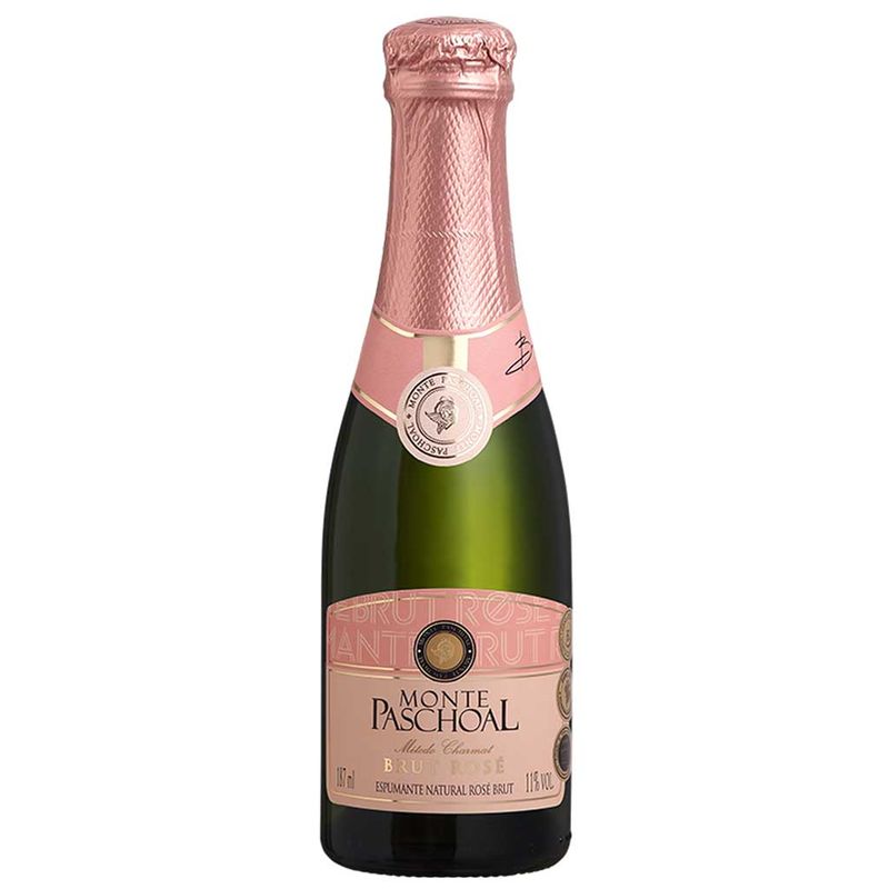 Espumante Natural Rosé Brut 187ml - Monte Paschoal