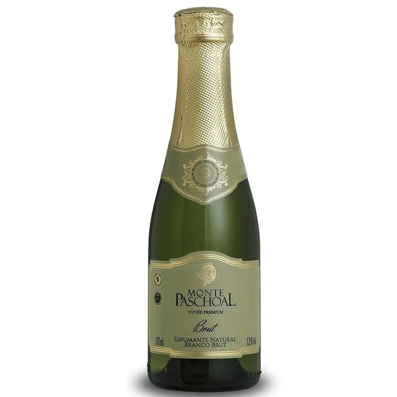 Espumante Natural Branco Brut 187ml - Monte Paschoal