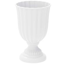 Vaso Dubai Pequeno Branco 13X21cm - Produfest