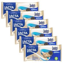 Kit 6 Tabletes Laka Oreo 80g - Lacta